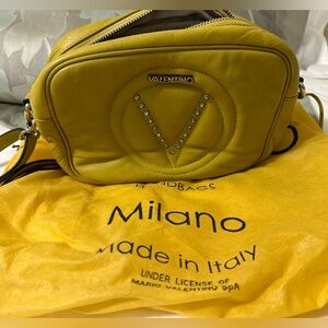 Yellow Valentino Crossbody Purse
